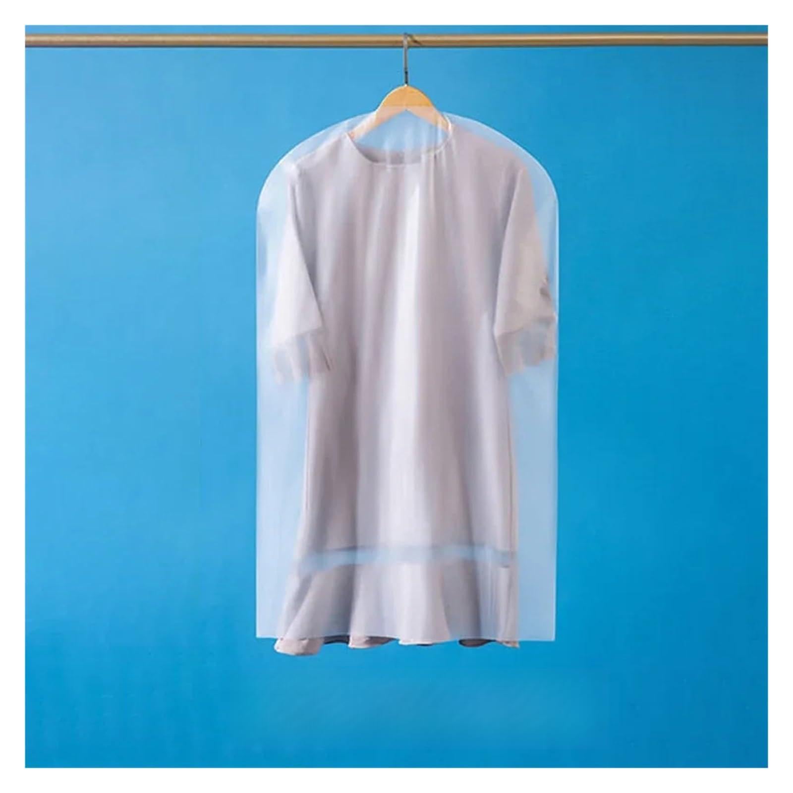 clothes dust bag Clothes Dust Cover EVA Dustproof Suit Hangable Coat Bag Household Transparent Hanging Washable for home(60X100CM,3PCS)