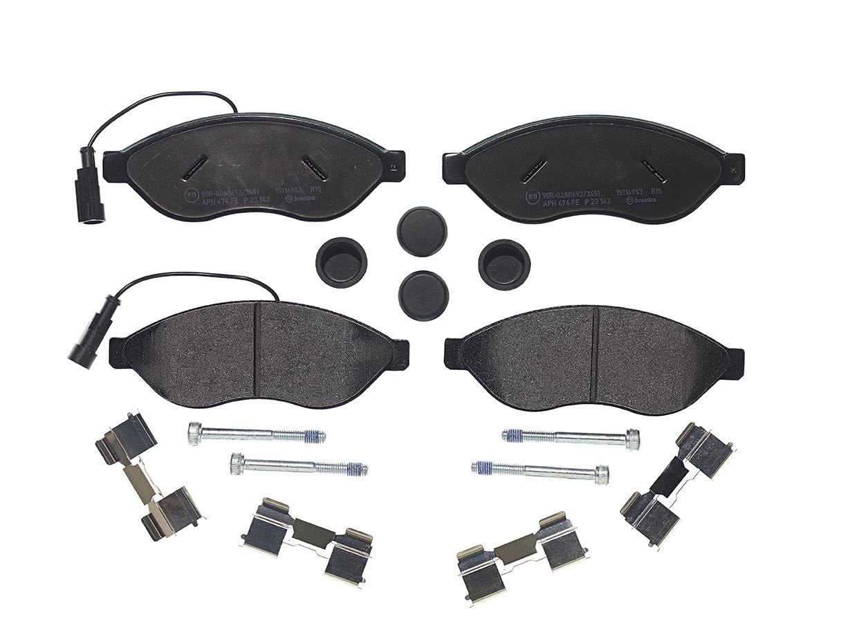 Brake pads P 23 143 BREMBO for FIAT PEUGEOT CITROËN OPEL