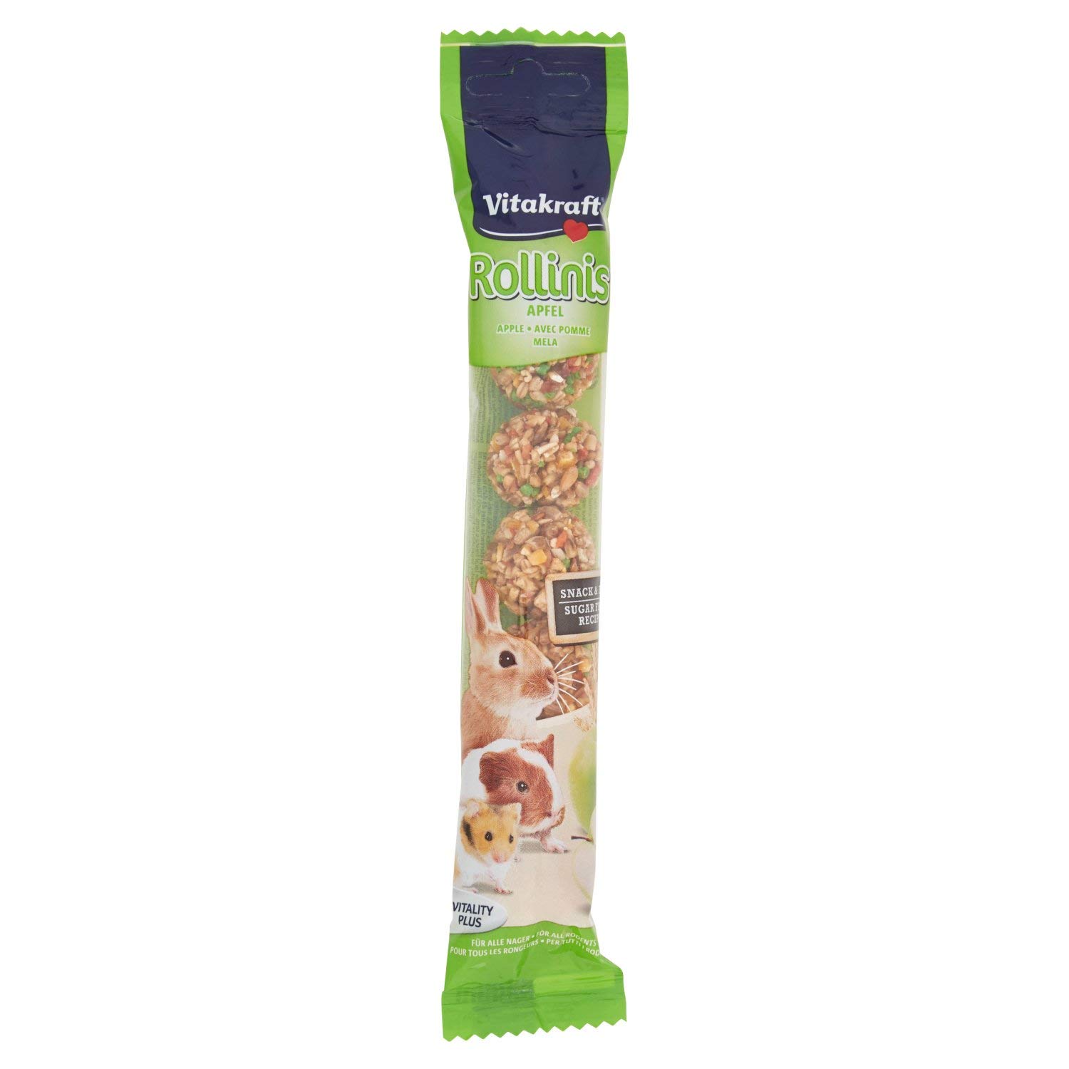 Vitakraft Rollinis Apple Treats for All Rodents 40 g