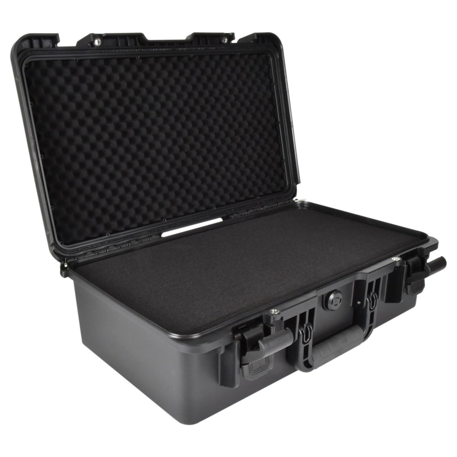 Citronic Caja de equipo resistente al agua, resistente a los impactos, clasificación IP66, interior de espuma, caja de almacenamiento resistente para herramientas, dimensiones internas (ancho x alto x