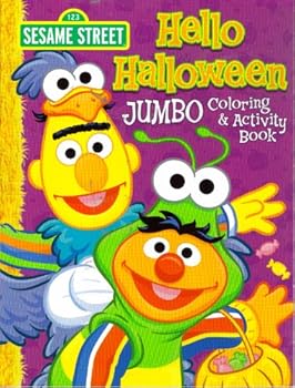 Paperback Sesame Street Halloween Jumbo Coloring & Activity Book