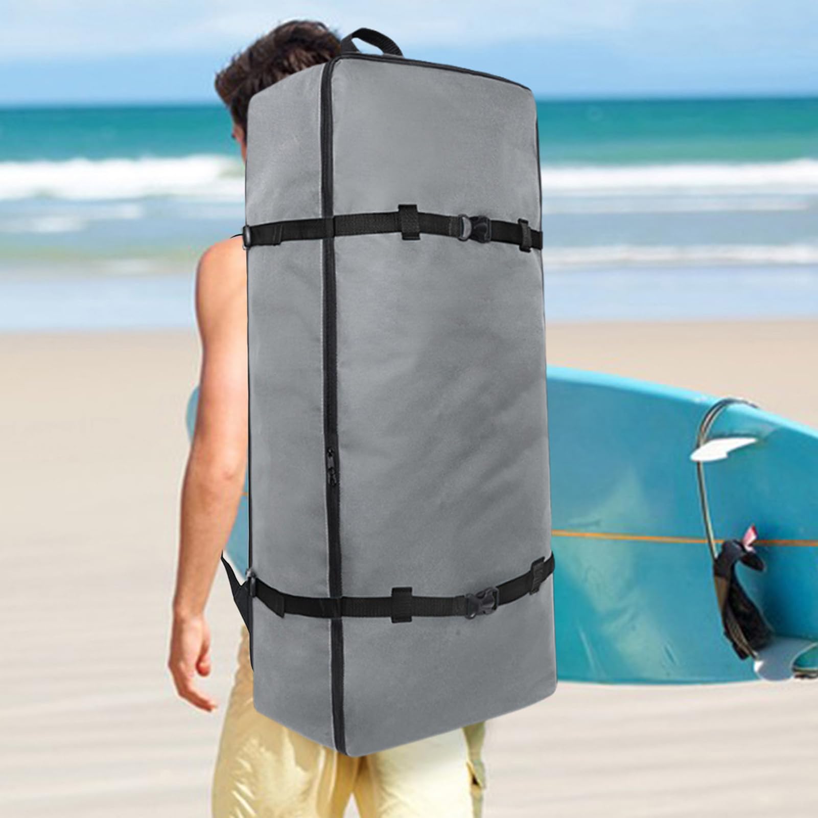 Bolsa Oxford 600D para tabla de remo, mochila impermeable con asa y correa ajustable