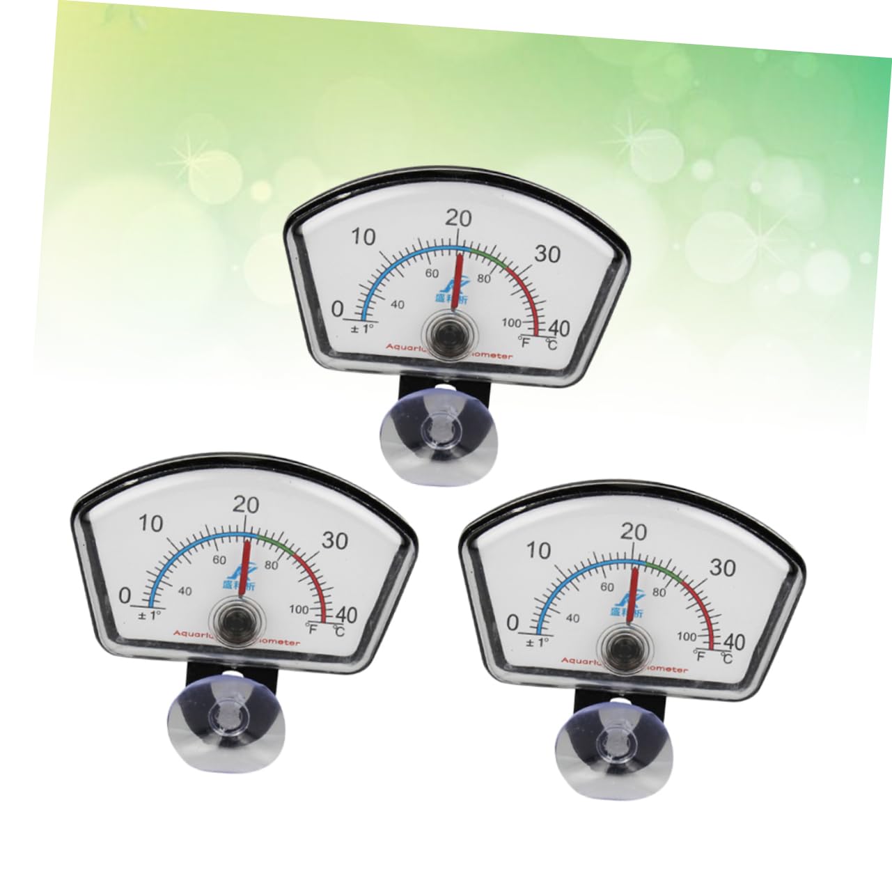 BESPORTBLE Aquarium Thermometer Stick 3 Pieces Easy to Read Durable Plastic Ideal for Fish Tank and More