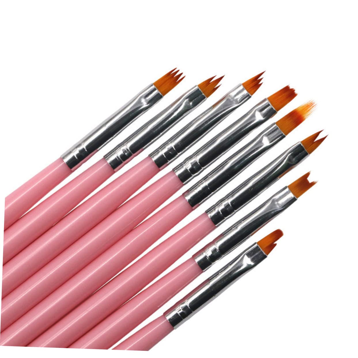 FRCOLOR 24piezas Pinceles Para Arte De Uñas Mango Herramientas De Manicura Para Uso Profesional y Doméstico Para Iniciantes y Amantes Del Nail Art