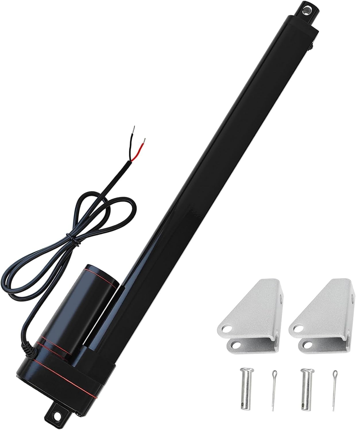 Hub da 350 mm, 400 N, IP65, impermeabile, attuatore lineare da 12 V, motore lineare da 34 mm/s, con staffe di montaggio per porta Lift Coop, armadio, apriporta, automazione domestica