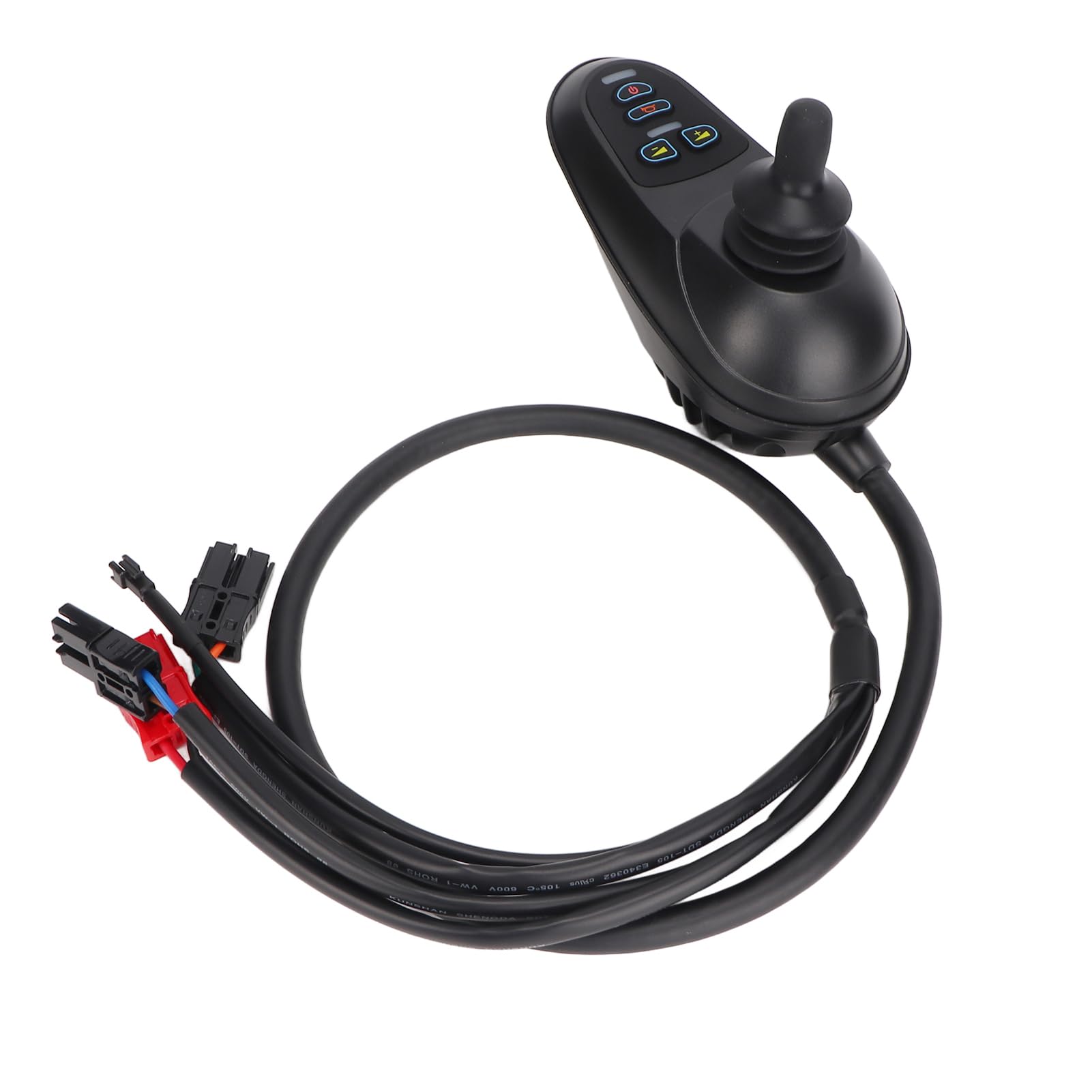Yunseity Joystick para Silla de Ruedas, Controlador de sillas de Ruedas eléctricas con Motor de Cepillo de 24 V, Accesorios para sillas eléctricas Impermeables IPX5