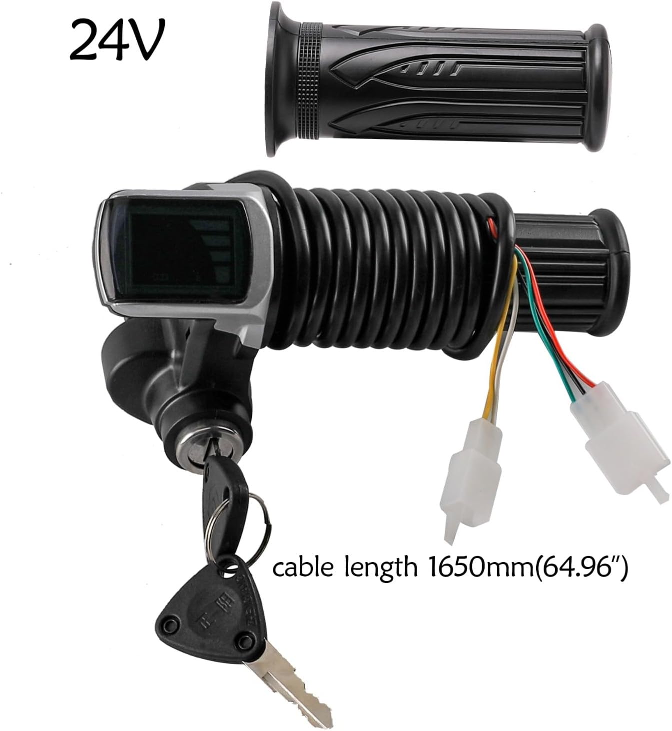 TDPRO 24V 500W Motor Brushed Speed Controller with Throttle Grip for Electric Bicycle Scooter E-Bike