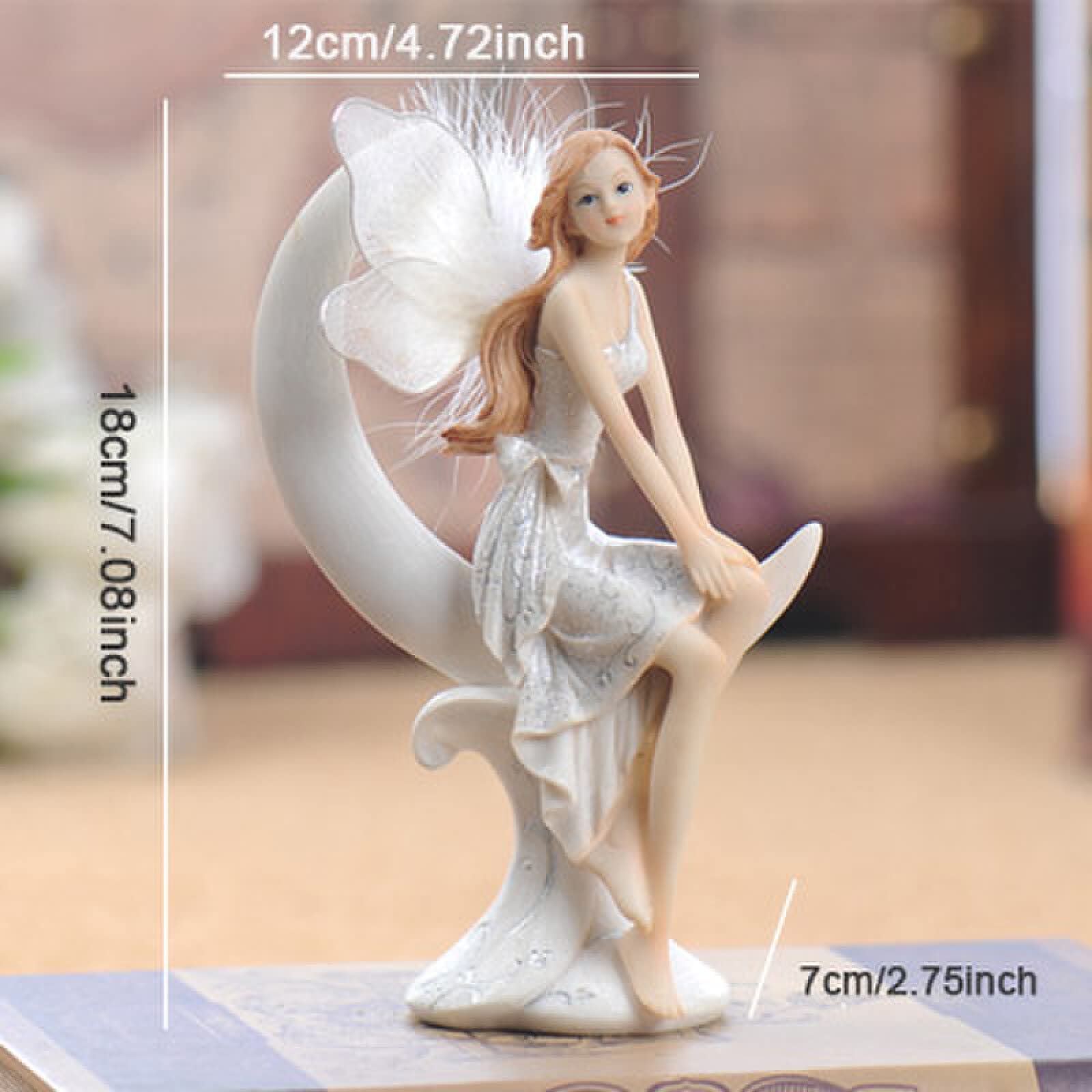 置物］ 天使の演奏像 3体 割れ部あり Amazon.co.jp: 置物 月の