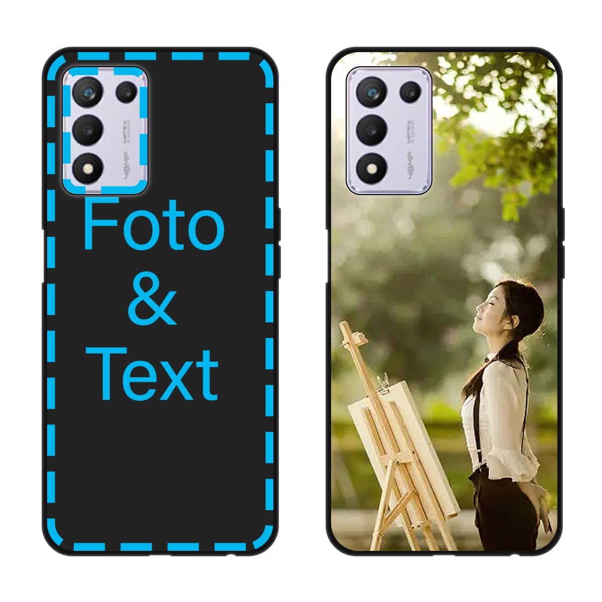 Cover personalizzate per Oppo Reno 4Z 5G personalizzabile con foto e testo