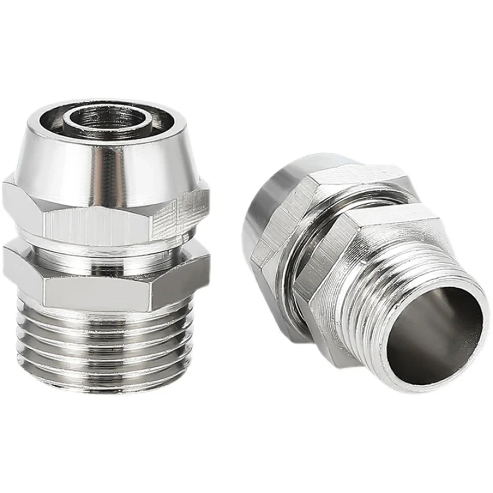 Złączki pneumatyczne z miedzi, średnica zewnętrzna 4, 6, 8, 10, 12 mm, gwint 1/8, 3/8, 1/2", 1/4", szybkozłączka do węży i rur, 1 szt. (OD8mm-1I2,PL (360rotate))