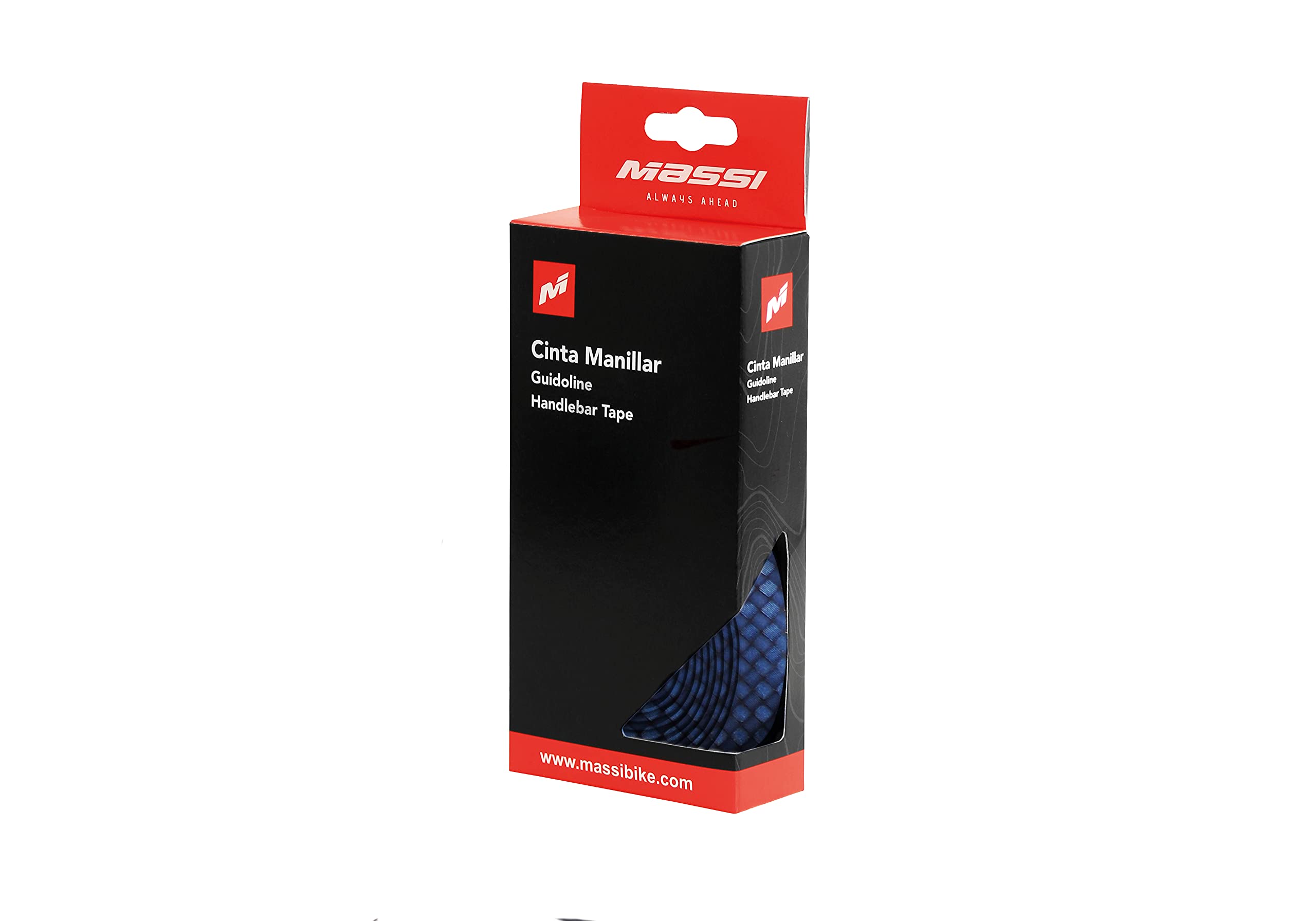 Ruban De Cintre Massi Carbon Elite – Bleu, 64g, Anti-vibrations, Livré Avec Bouchons Et Adhésifs