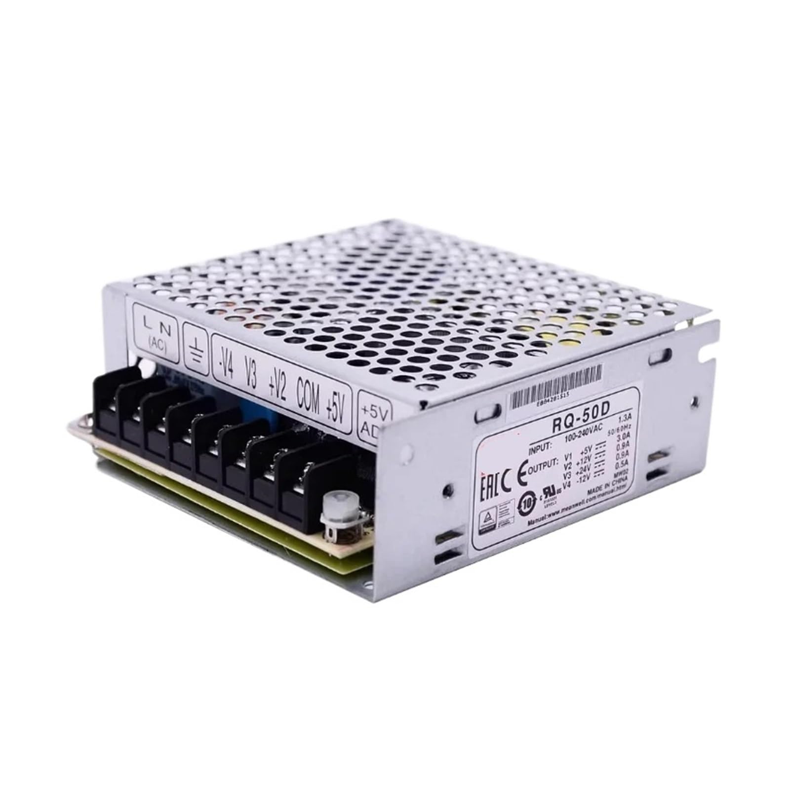 MRQ-50D 5V3A+12V0.9A+24V0.9A-12V0.5A Four-Way Switching Power Supply 50W