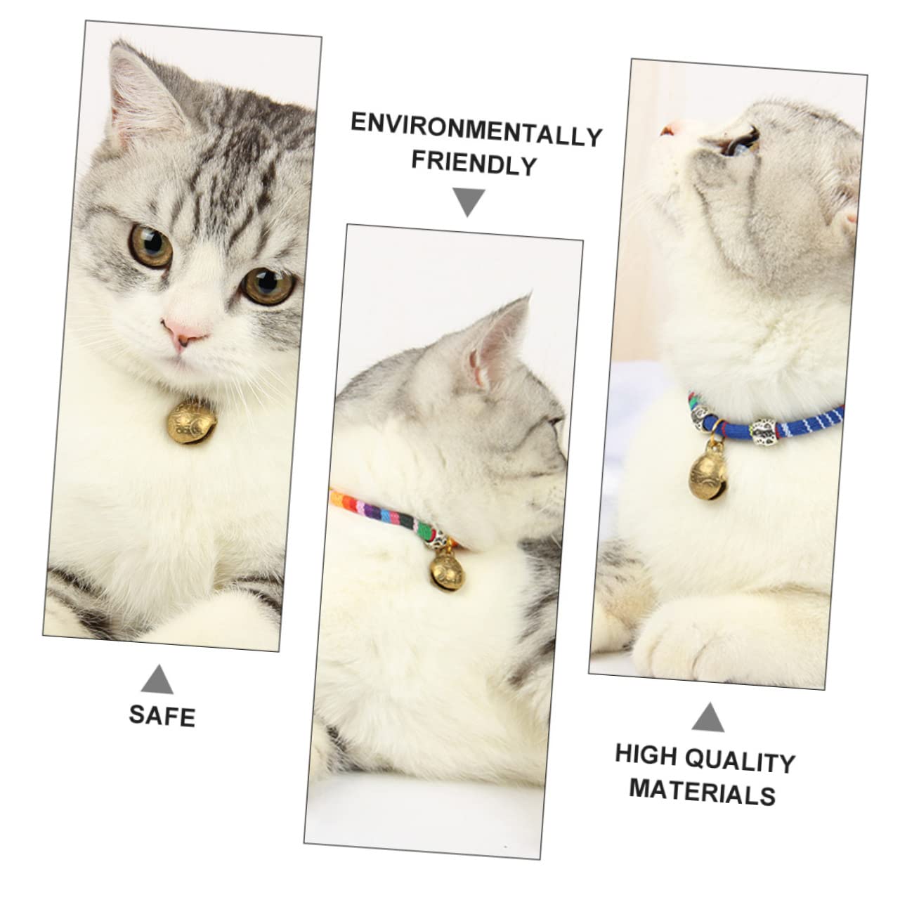 Happyyami 9pièces Collier Pour Chat Réglable Avec Clochette De Colliers Ethniques Pour Animaux De Compagnie Et Accessoire Confortable Pour Chats Et Petits Chiens