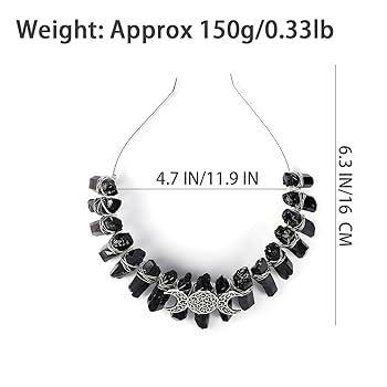 Moon Goddess Crown Crystal Raw Quartz Tiara | Arcane Trail