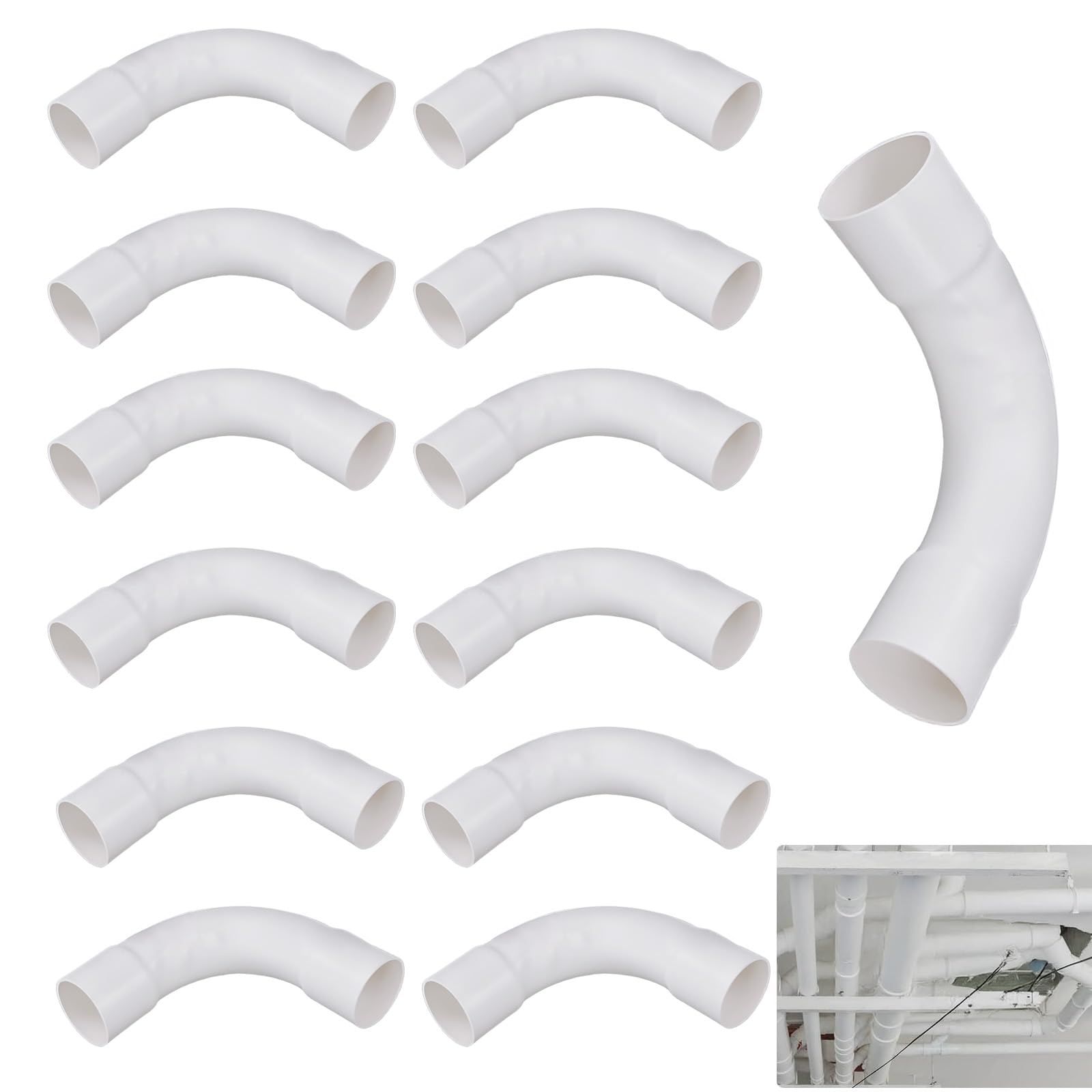 QUARKZMAN Raccordo A T Per Tubo PVC 25 Mm - Giunto 3 Vie Per Guaine Elettriche, Giardino, Fai Da Te | Confezione Da 30 - Foto 13