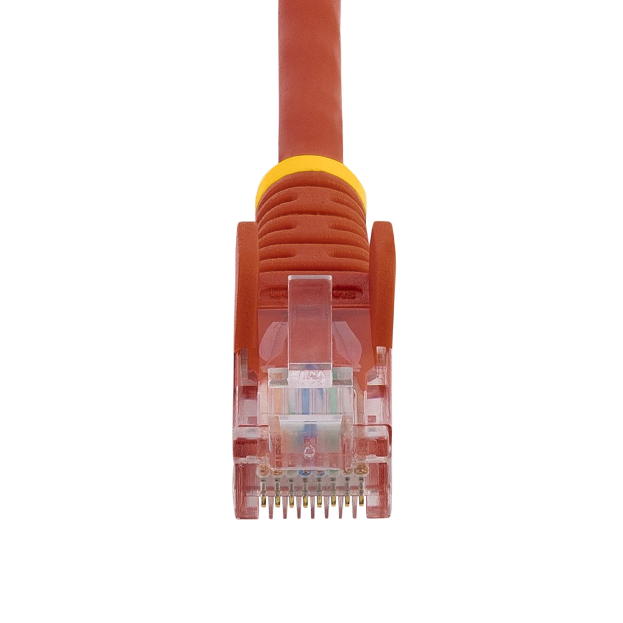 StarTech 10 stóp Cat5e Snagless UTP kabel krosowy - czerwony