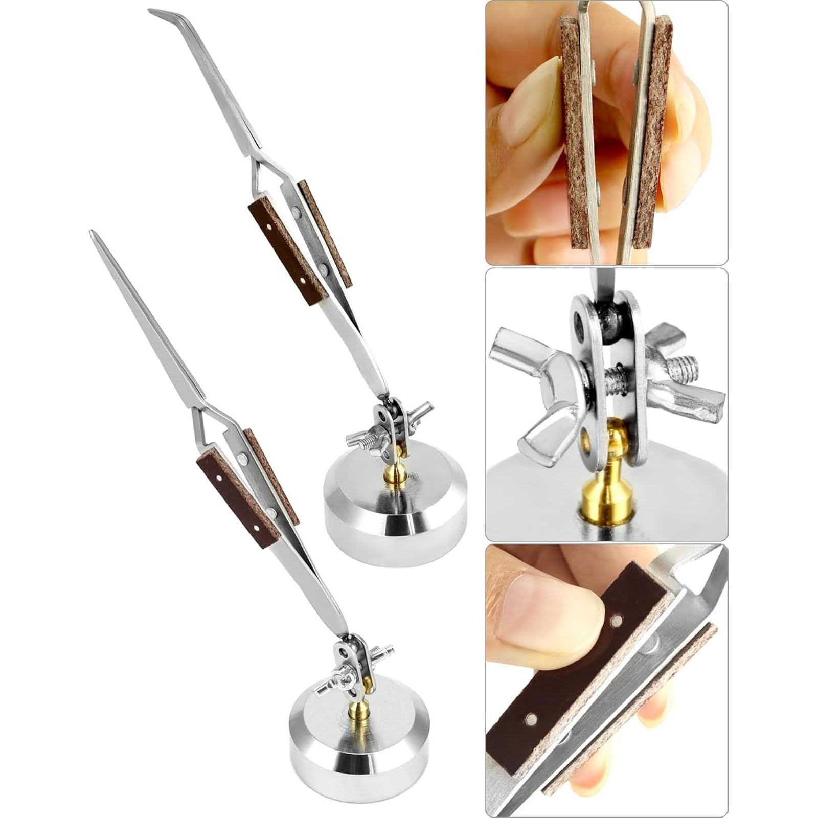 Plataforma de soldadura de cuarzo, herramienta de elaboración de joyas que incluye accesorios de precisión y textura de estuche portátil para joyería, tablero de soldadura de panal