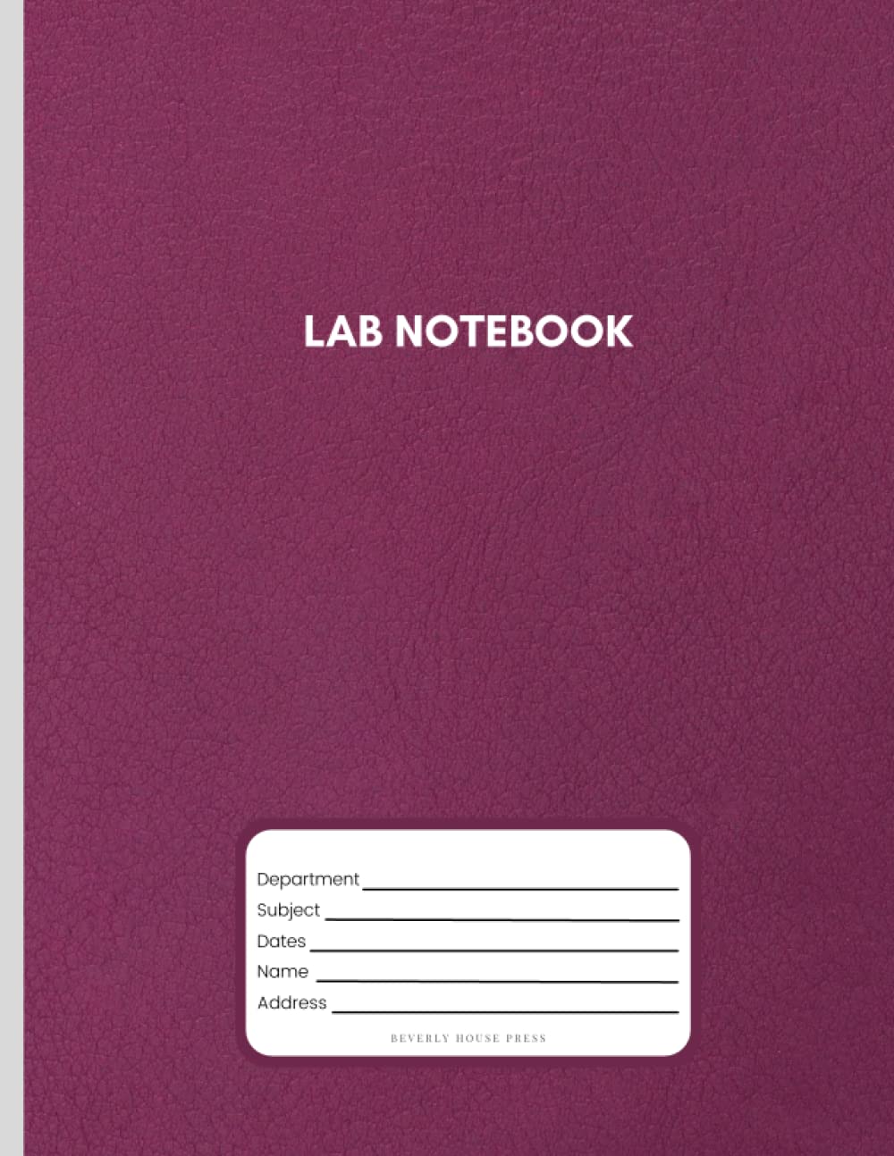 Lab Notebook: Laboratory Notebook bound with soft cover for graduate students and corporate researchers | IP compliant layout | 5x5 Quad Grid | 125 ... (Laboratory Notebooks for Modern Thinkers)