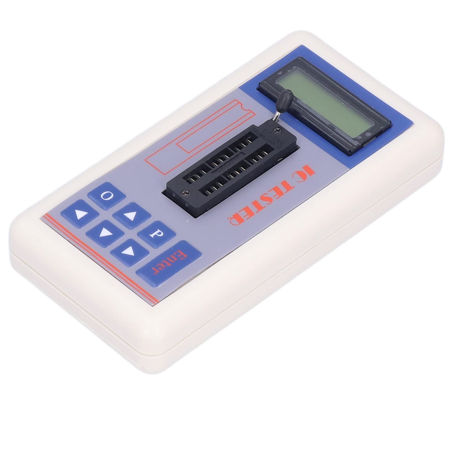 Probador de Circuitos Integrados TSH-06F, Probador de Capacitores de Transistores IC Con Modos Auto 5V 3.3V para Ingenieros de Microelectrónica(Con terminales)