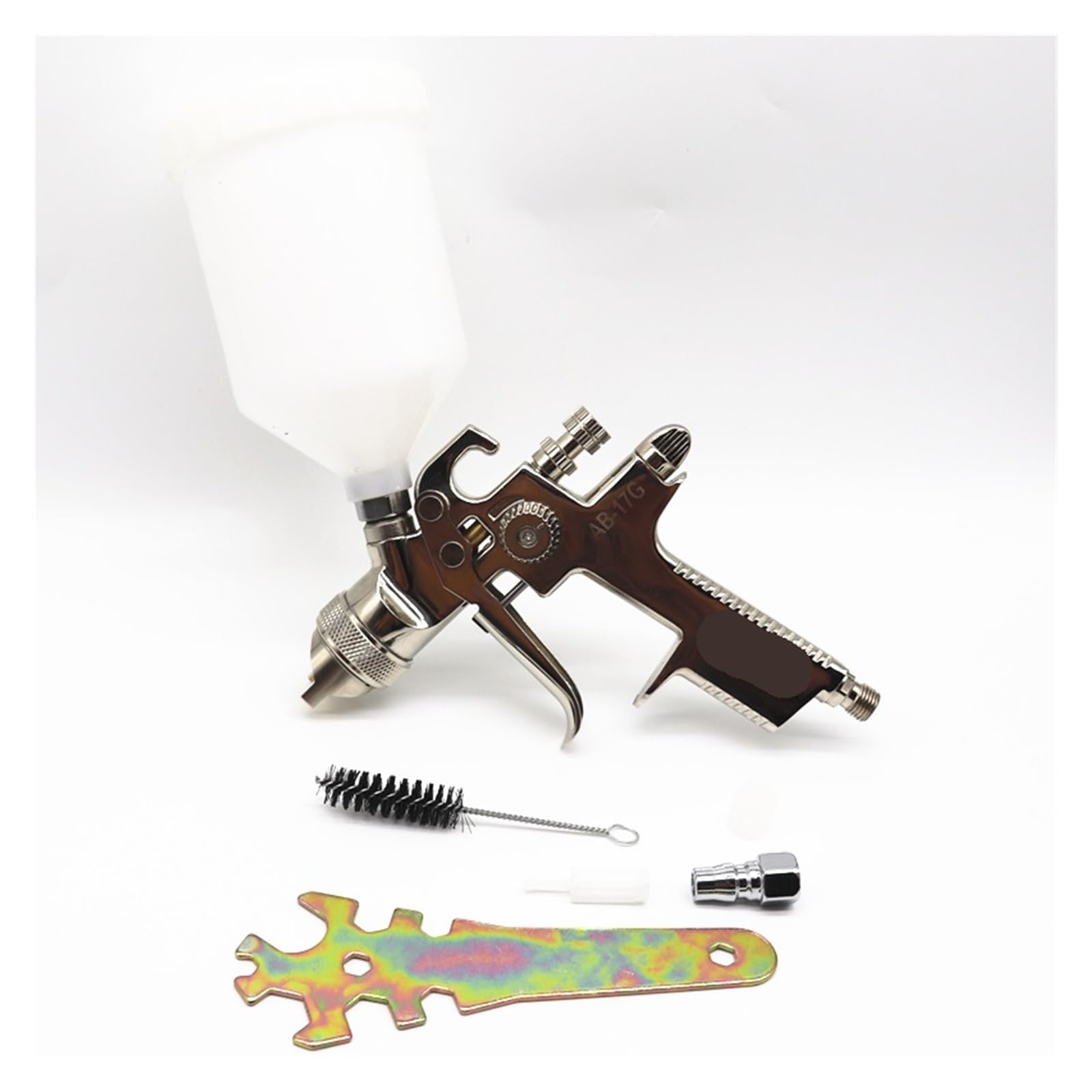 Pistola a spruzzo per vernice, Pistola a spruzzo for verniciatura ad aria compressa, HVLP con alimentazione, capacità 600 CC, pistola a for a for pareti per verniciare auto e casa fai da te