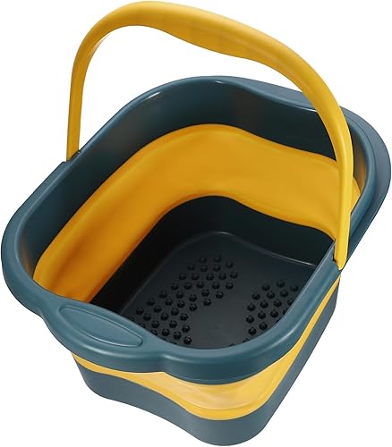 Miniatura 1 de VOCOSTE Bañera de pies plegable, bañera de remojo de pies de 15L4 galones, bañera de remojo de pies con asa, lavabo de baño de remojo de pies para