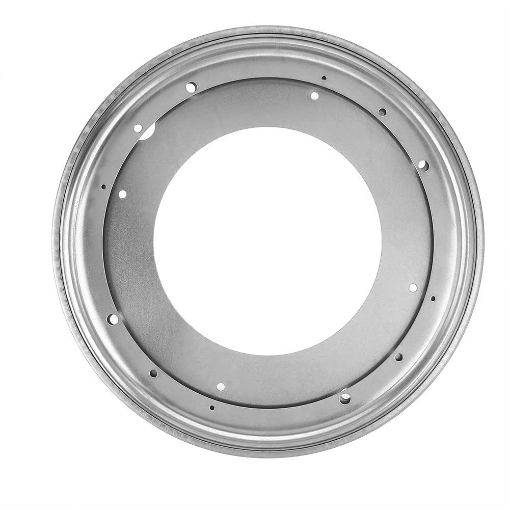 Aramox Defult Lazy Susan 12-Inch Galvanized Rotating Bearing Turntable 100Kg/220Lb Load Capacity
