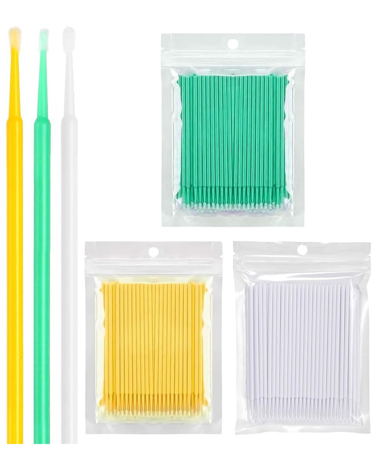 90 Stück Stäbchen, Auto-Lackierung, Reparatur, lackstifte für Kratzer, lackstift auto,Steinsplitter, Ausbesserungs-Mikrobürste, 1,2 mm, 1,5 mm, 2,0 mm, 2,5 mm