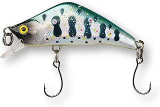 Neverskunk Widdle Wobbler 50 – Ultralight 4g Wobble Minnow Crankbait Fishing Lure (50mm) – Wounded & Western Series – Single Barb Hook – Trout, Bass & Panfish Lures