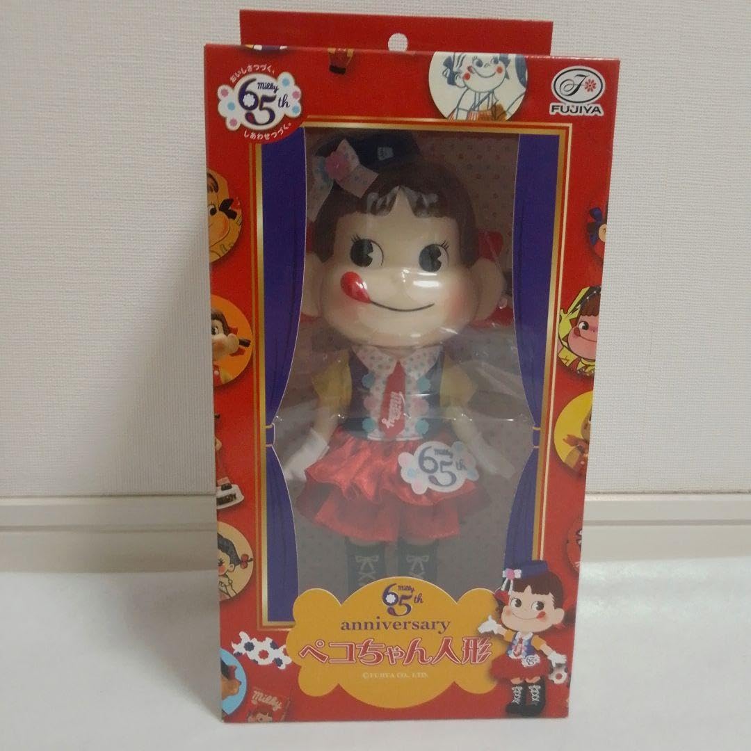 FUJIYA ペコちゃん人形 65周年記念　新品　未開封 FUJIYA ペコちゃん人形 65周年記念 新品 未開封