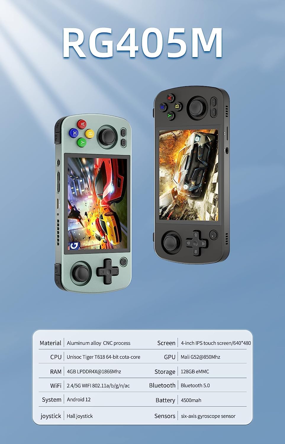 Android ゲーム機　RG405M 中華ゲーム機「ANBERNIC RG405M」レビュー｜4インチ金属筐体