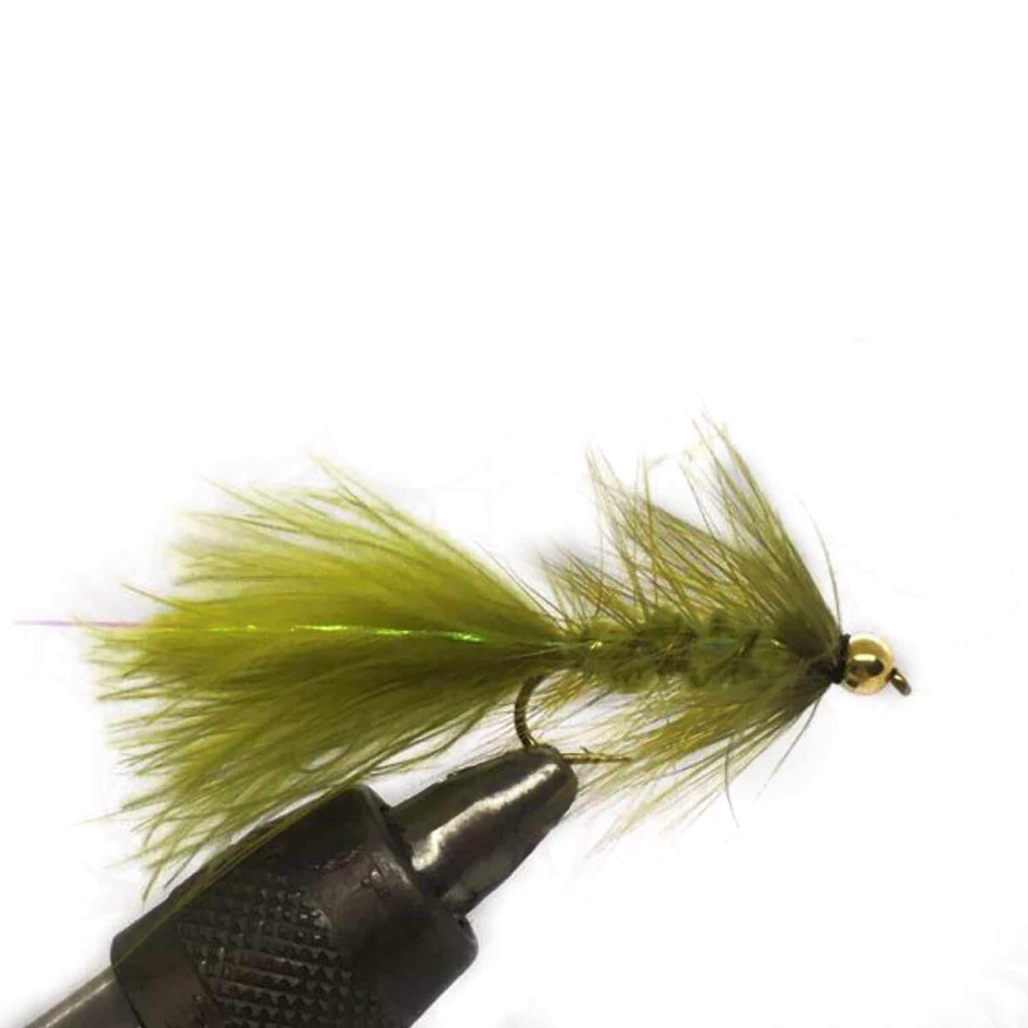 One Dozen (12) - Beadhead Wooly Bugger Bugger - Olive - Streamer 8