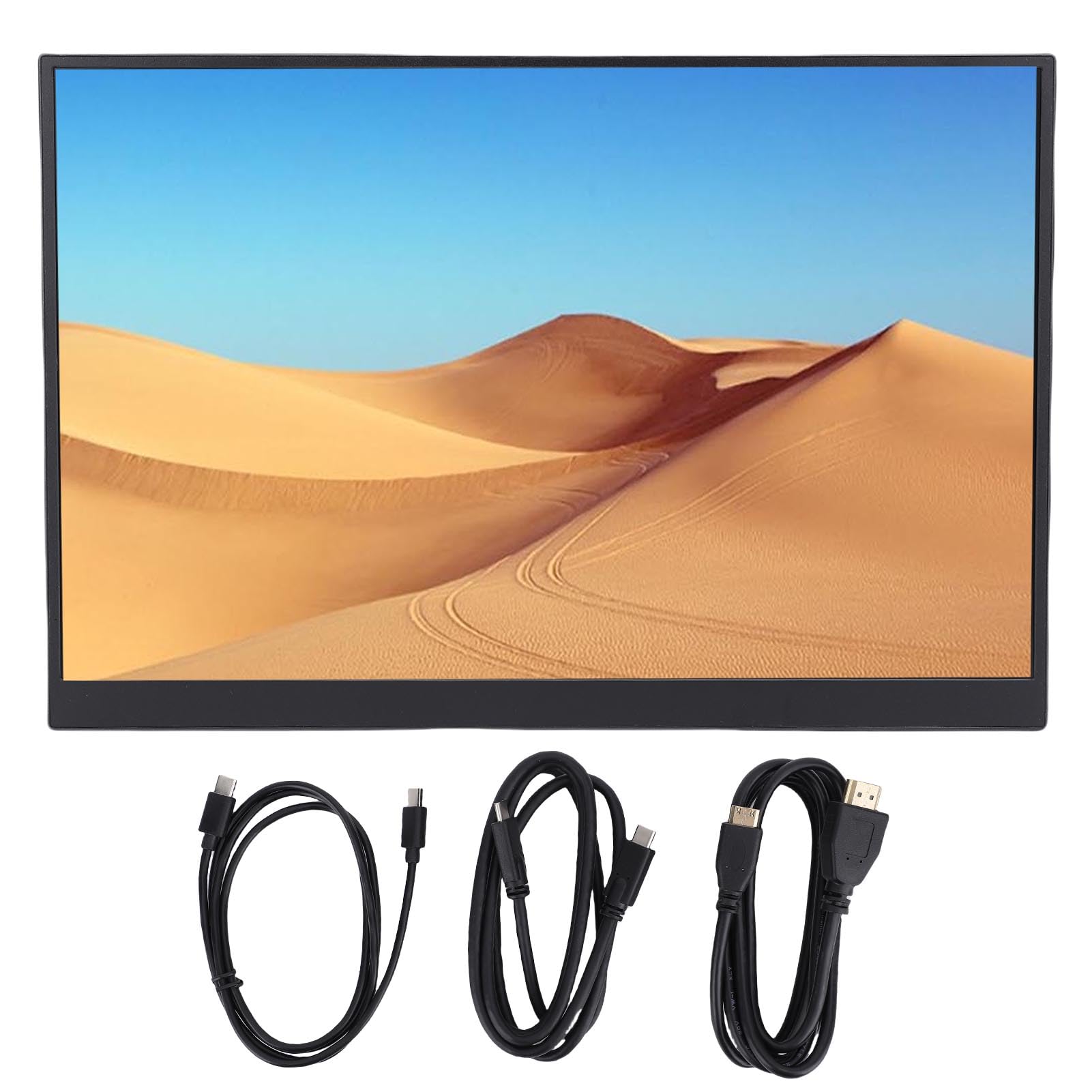 Display per Computer da 16 Pollici con Risoluzione 4K, Frequenza di Aggiornamento di 120 Hz, Esperienza Audio Coinvolgente per Giocatori e Appassionati di Contenuti Multimediali