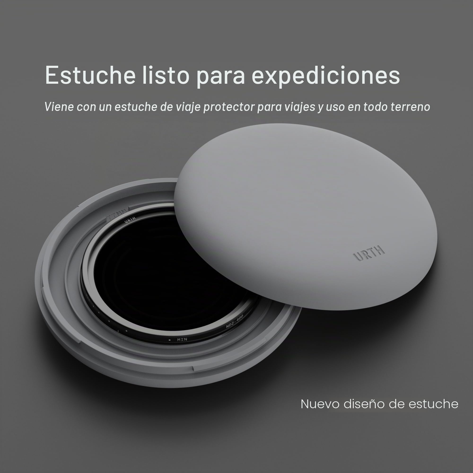 Urth 82 mm Filtro ND Variable ND2-400 – Filtro de Densidad Neutra (1 a 8,6 Pasos) en Vidrio Óptico HD, con 20 Capas de Nano-Recubrimiento para un Control Profesional de la Luz