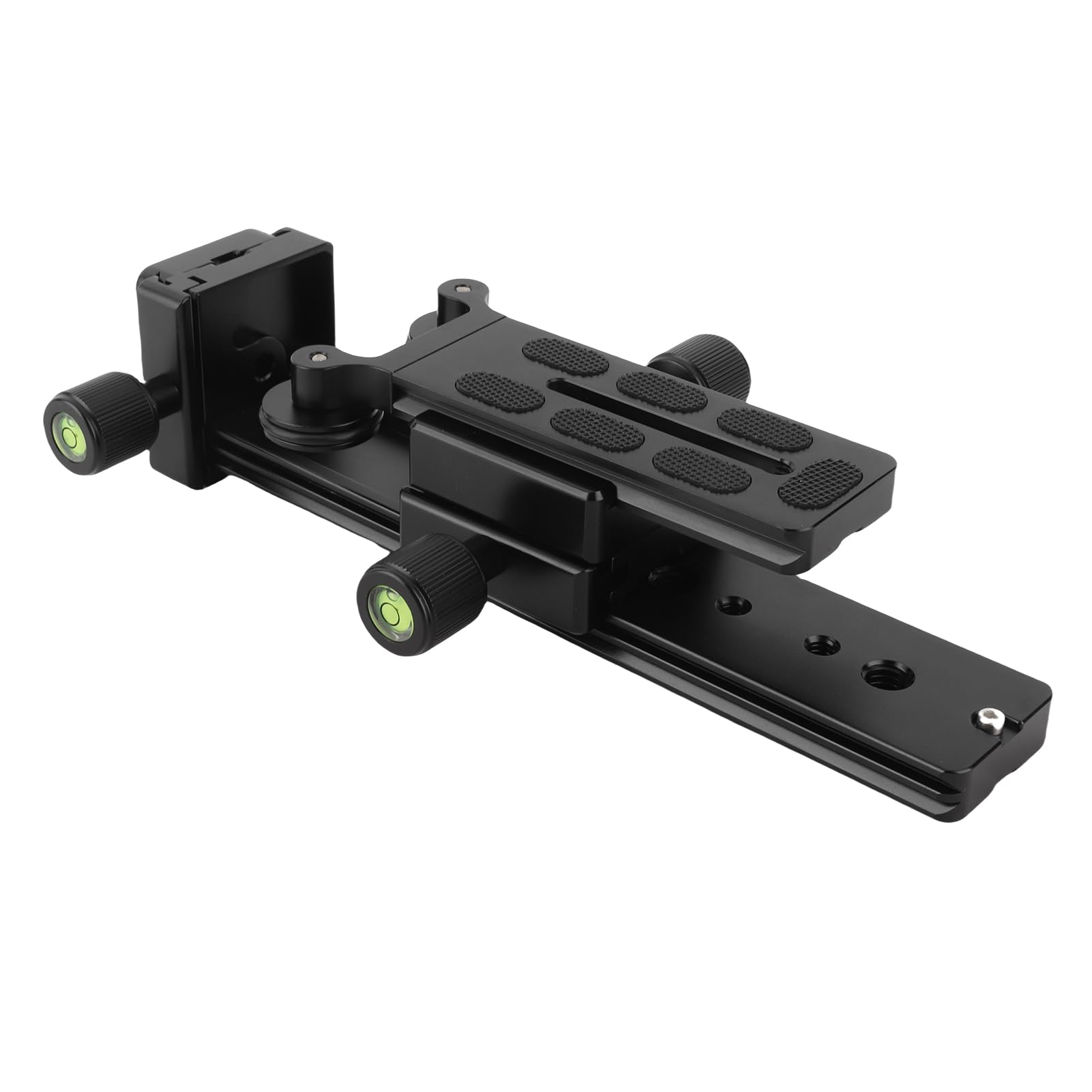 Staffa di supporto per teleobiettivo da 20 cm, piastra a sgancio rapido con livello, staffa per fotocamera in lega di alluminio per viti standard da 1/4" 3/8", compatibile con fotocamere Mid Frame e