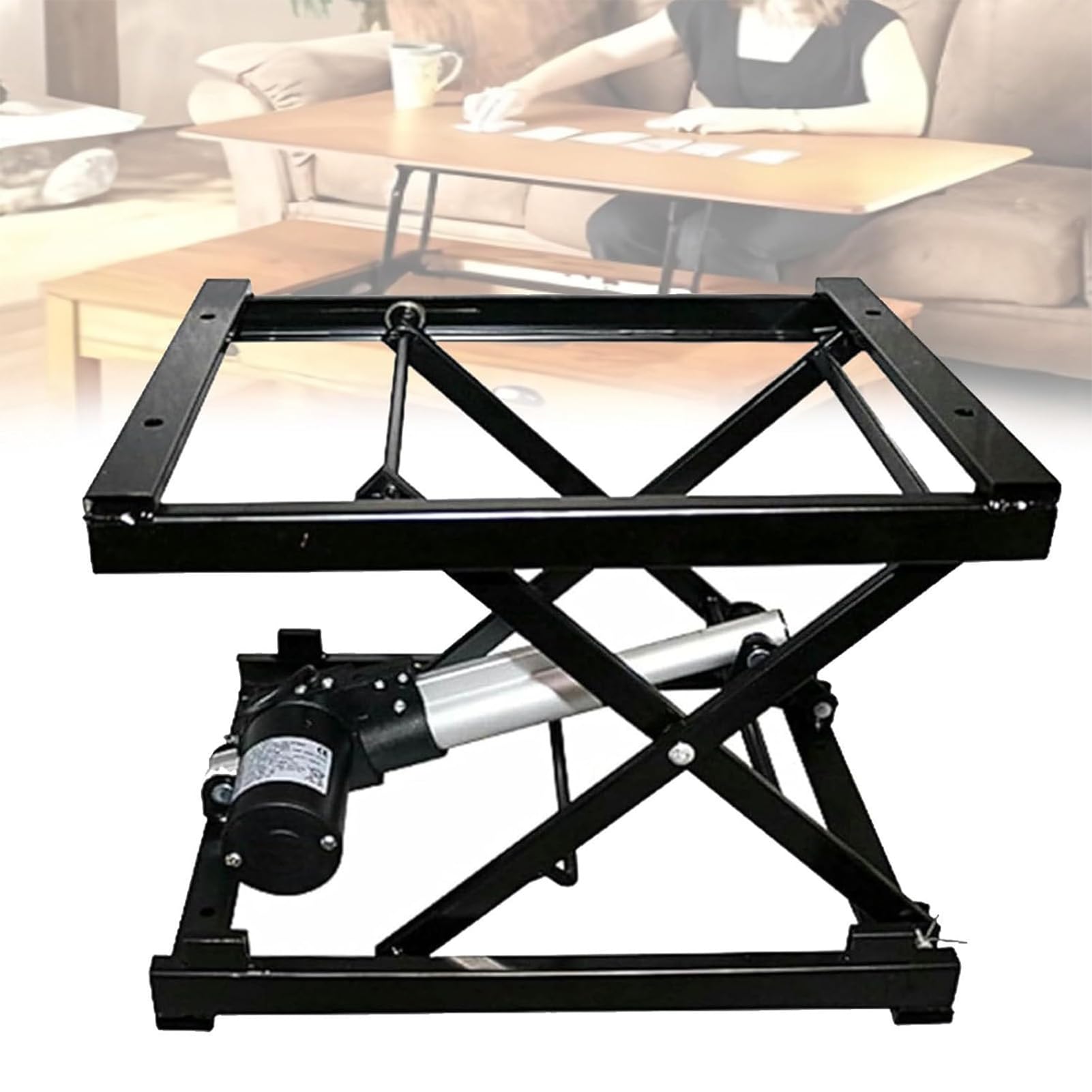 Elektryczny podnośnik nożycowy, składana platforma z regulacją wysokości, z przewodowym sterowaniem, nośność 20/100/150 kg, do projektów mebli DIY