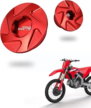 Motorcycle Engine Timing Replacement Plug Bolts For CRF150R CRF250R CRF450R CRF450X CRF1000L XR250 Baja Motard XR400Motard TRX450R Models Dirt Bike, RED