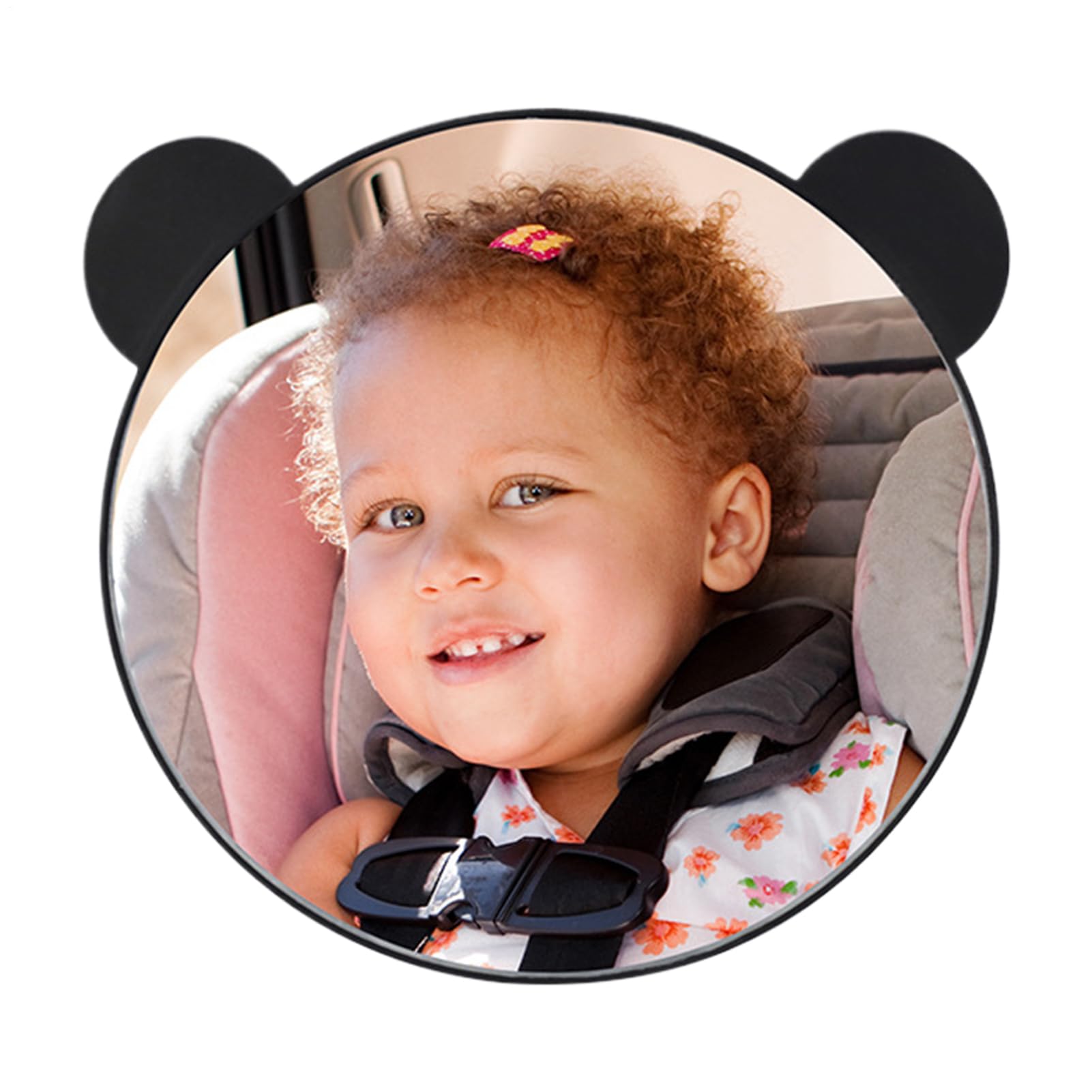 Espejo para coche para bebé Monitor retrovisor irrompible con vista amplia | Espejo silla coche bebé a contramarcha Seguridad infantil, instalación fácil, accesorios auto,