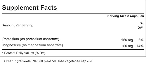 Vista 2 de ANDREW LESSMAN Oxy-Energizer 360 Cápsulas - Combinación de dos electrolitos vitales - Minerales Potasio-Magnesio Aspartato - Citrato Complejo