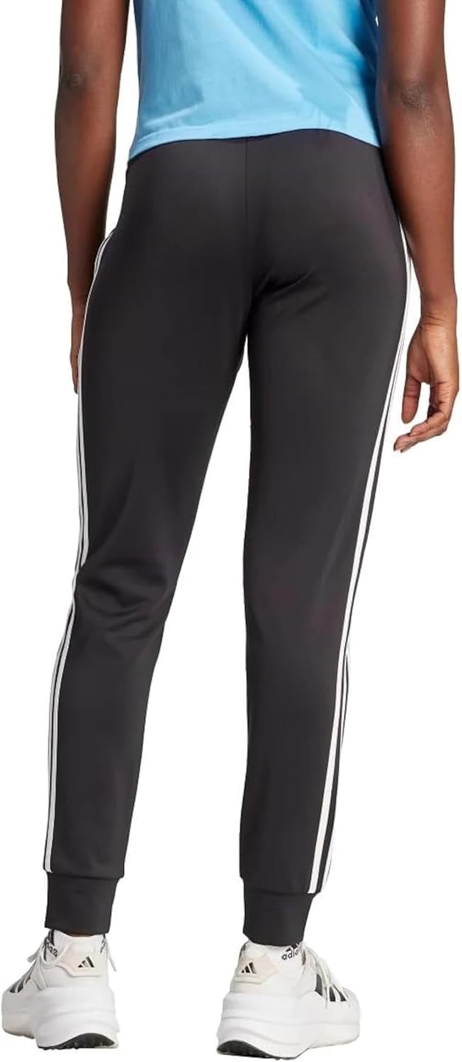 adidas Ladies' 3 Stripe Aeroready Active Jogger - Womens Sweatpants (Black, S)