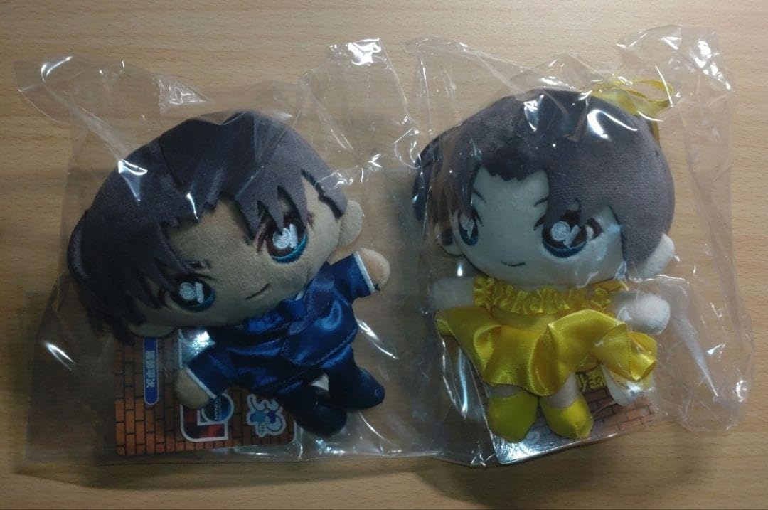 【激レア　2体入り】着せ替えぬいぐるみ　名探偵コナン　服部平次&遠山和葉 名探偵コナン☆服部平次☆遠山和葉 ぬいぐるみ3点セット - メルカリ