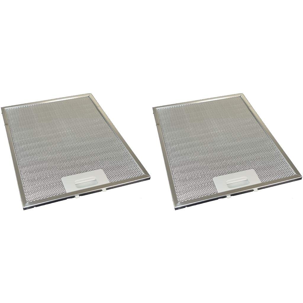 Cooker Hood Metal Mesh Grease Filters Pack of 2 compatible with AEG Beko