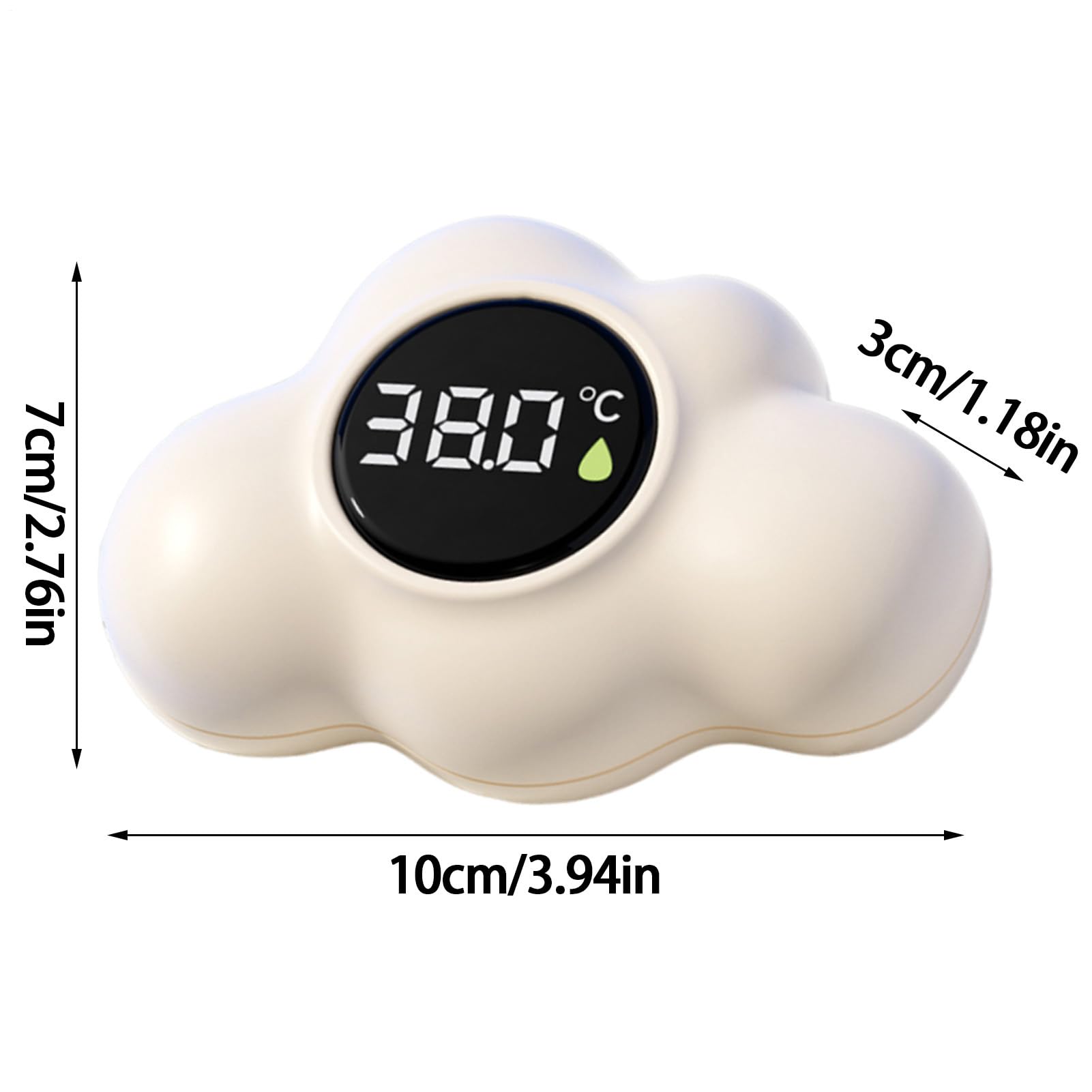 Thermometre Bebe Bain Thermomètre Numérique De Bain Pour Bébé Numérique Intelligent Flottant Thermomètre Flottant Numériques En Forme De Nuages Avec Affichage LED Pour La Baignoires La Piscine