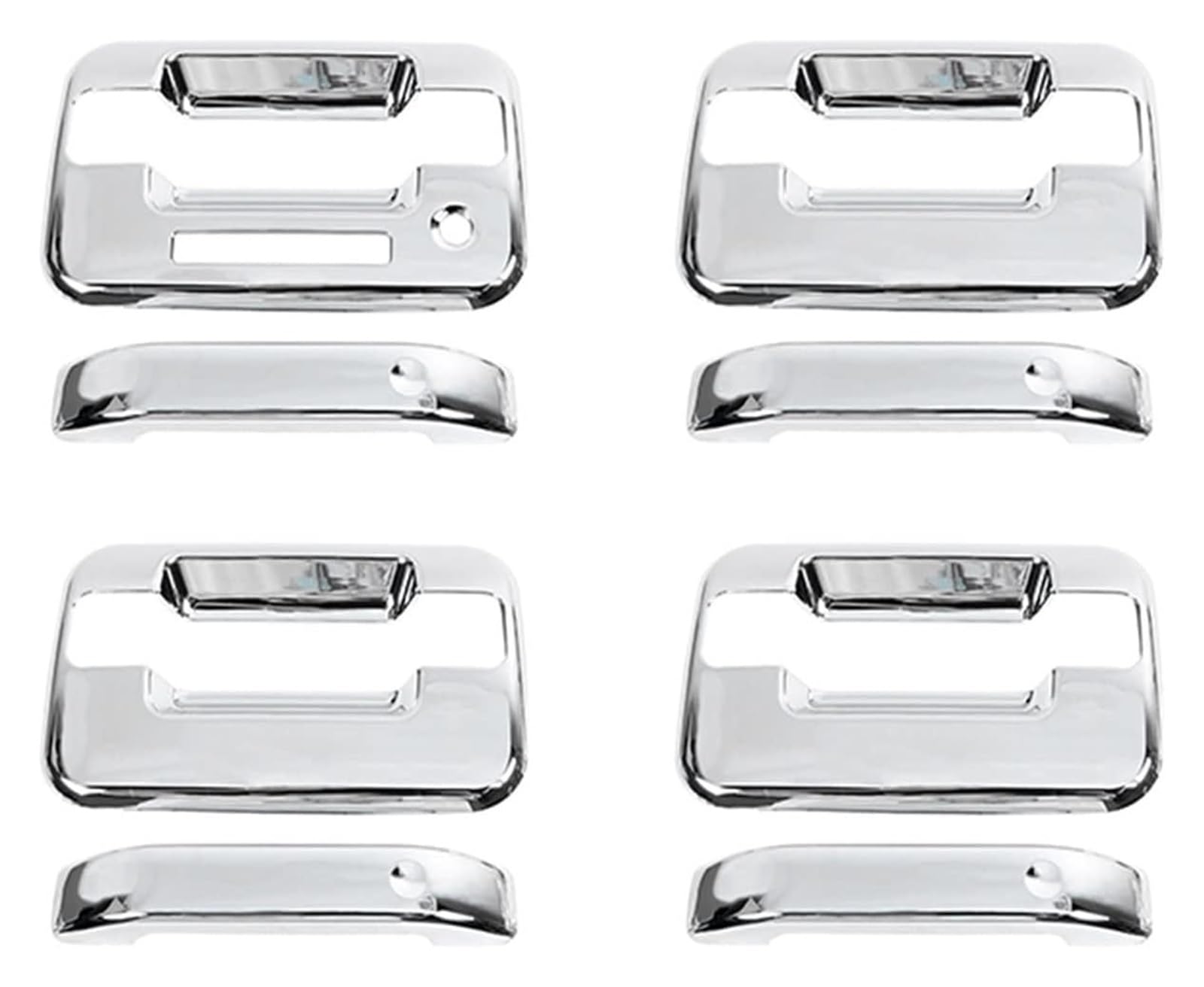 QWQTHGS Car Exterior Door Handle Cap for F150 for Raptor 2009-2014 Car Exterior Door Handle Decoration Cover Stickers Accessories(2)
