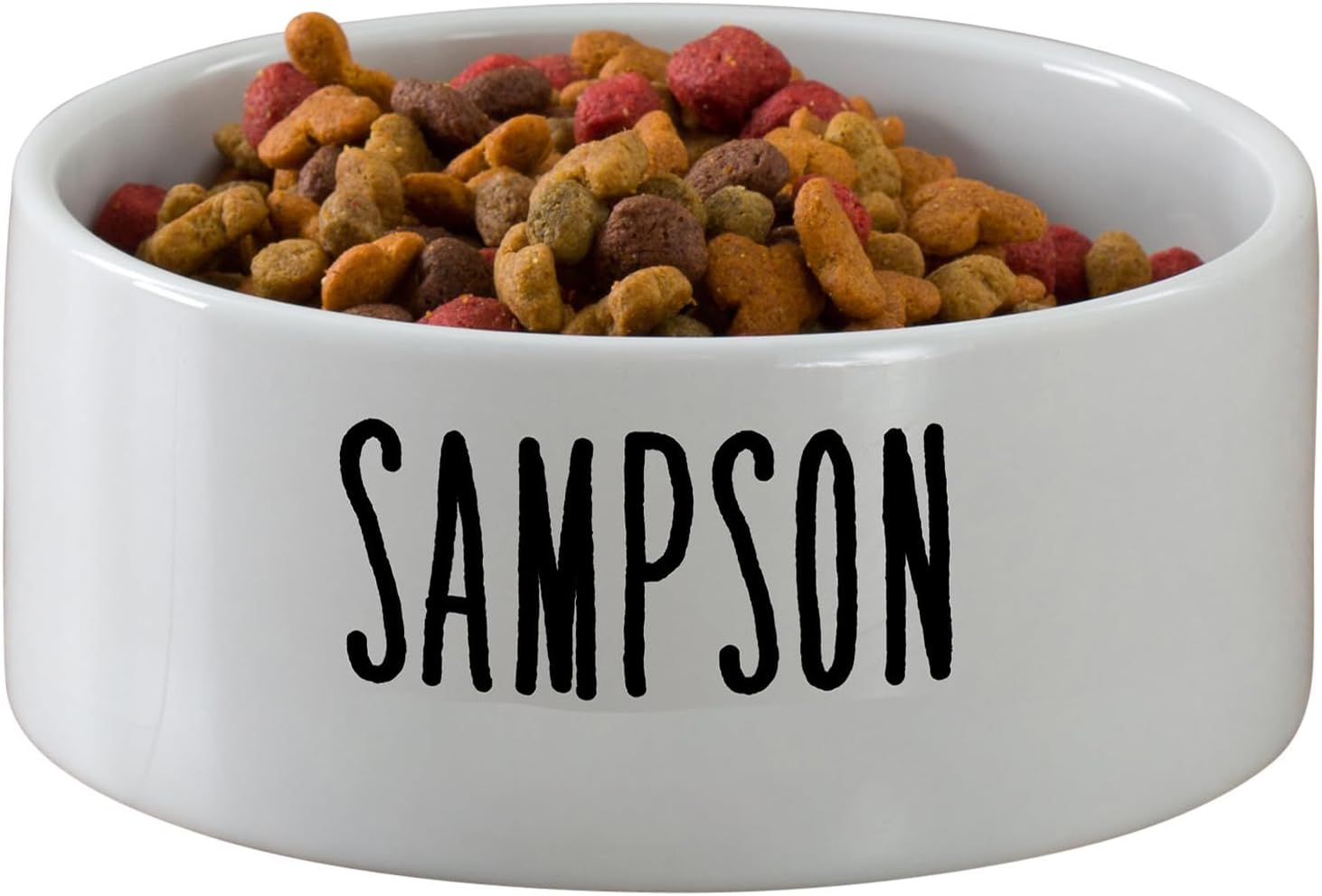 Personalization Universe Good Dog Personalized Pet Bowl - Small, Heavy Duty Ceramic, Cat or Dog, 6" Diameter Holds 24 Fluid Ounces