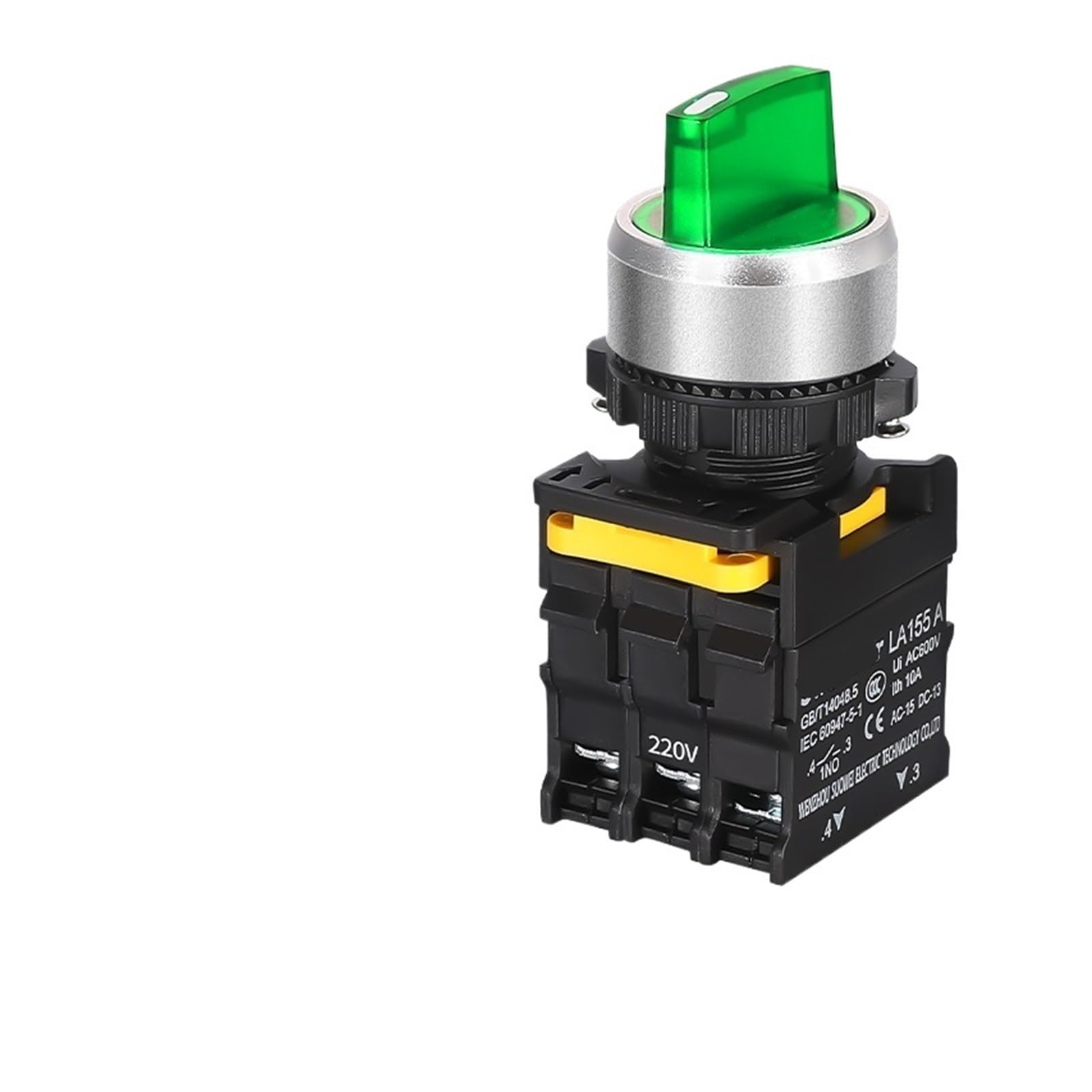 Interrupteur LED 22mm pour tableau de commande de machines ou automatismes d'atelier - 3