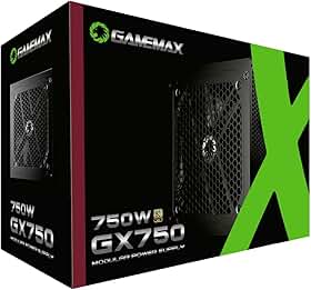 Fonte Modular Gamemax Gx750 750w 80 Plus Gold Preta