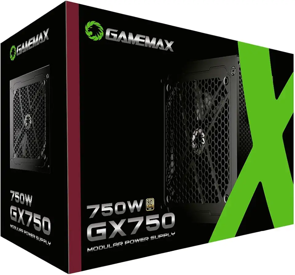 Fonte Modular Gamemax Gx750 750w 80 Plus Gold Preta
