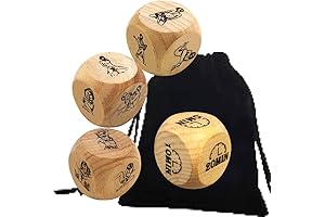 4Pcs Luxury Private Talking Couple Dice: Ignite Passion and Intimacy