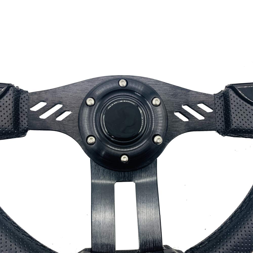 12.5 Inch Golf Cart Steering Wheel Carbon Fiber For Golf Cart Club Car