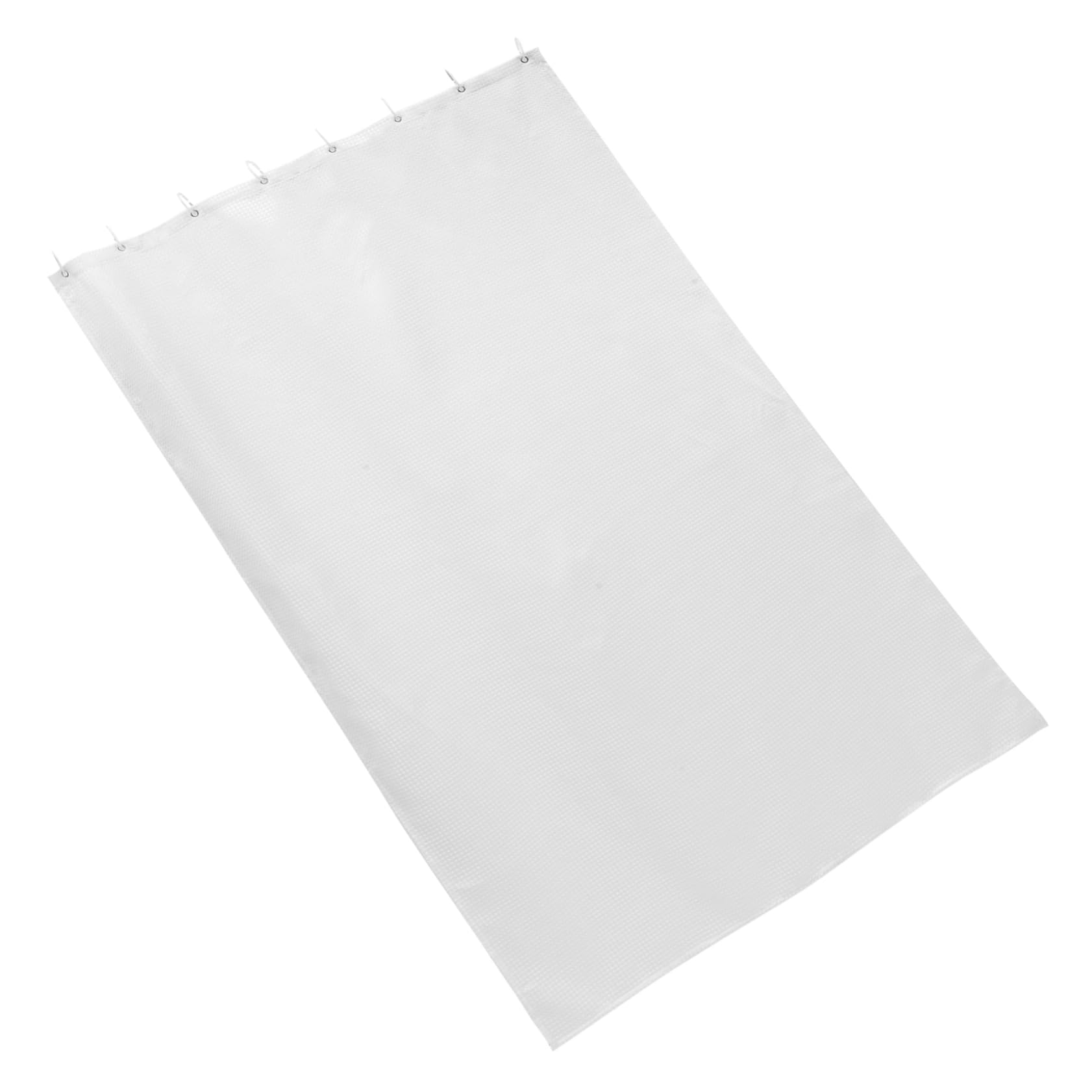 Rideau de salle de bain imperméable en polyester 180 g/m² avec crochets